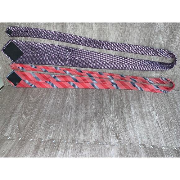 Set of 5 Men's Floral Tie Set Multicolor Designer Business Formal 5 Pc - Picture 9 of 13